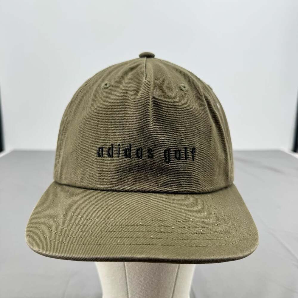 Adidas Golf Clutch Hat One Size Green Twill Strapback Cap